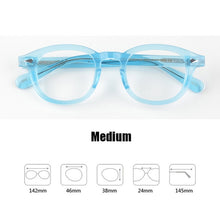 Load image into Gallery viewer, Johnny Depp Glasses Clip On Sunglasses Polarized Lens Acetate Frame Brand Vintage Sun Glasses men women Top Quality 003