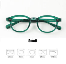 Load image into Gallery viewer, Johnny Depp Glasses Clip On Sunglasses Polarized Lens Acetate Frame Brand Vintage Sun Glasses men women Top Quality 003