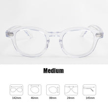 Load image into Gallery viewer, Johnny Depp Glasses Clip On Sunglasses Polarized Lens Acetate Frame Brand Vintage Sun Glasses men women Top Quality 003