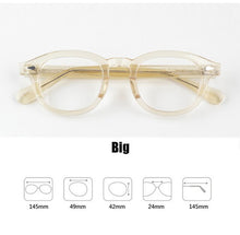 Load image into Gallery viewer, Johnny Depp Glasses Clip On Sunglasses Polarized Lens Acetate Frame Brand Vintage Sun Glasses men women Top Quality 003
