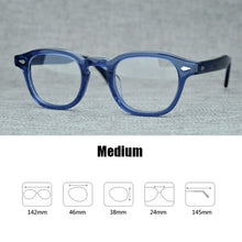 Load image into Gallery viewer, Johnny Depp Glasses Clip On Sunglasses Polarized Lens Acetate Frame Brand Vintage Sun Glasses men women Top Quality 003