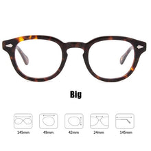 Load image into Gallery viewer, Johnny Depp Glasses Clip On Sunglasses Polarized Lens Acetate Frame Brand Vintage Sun Glasses men women Top Quality 003