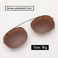 Load image into Gallery viewer, Johnny Depp Glasses Clip On Sunglasses Polarized Lens Acetate Frame Brand Vintage Sun Glasses men women Top Quality 003