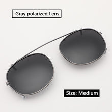 Load image into Gallery viewer, Johnny Depp Glasses Clip On Sunglasses Polarized Lens Acetate Frame Brand Vintage Sun Glasses men women Top Quality 003