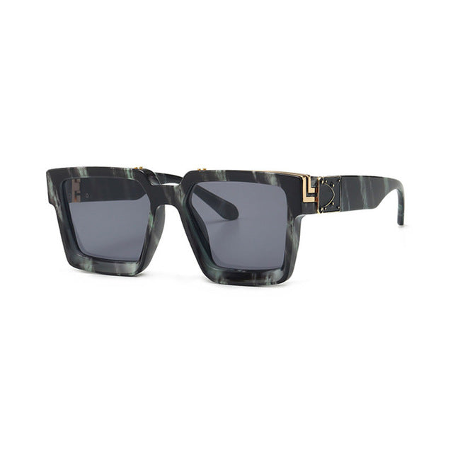 BRERONE 2020 NEW Square Luxury Sunglasses Men Women Fashion UV400 Glasses