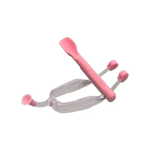 Eye Care Contact Lenses Inserter Remover Silicone Soft Tip Tweezer Stick Case Set Wearing Tools 449F