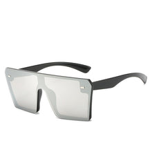 Load image into Gallery viewer, 2020 Oversized Square Sunglasses Women Luxury Brand Fashion Flat Top Red Black Clear Lens One Piece Men Gafas Shade Mirror Uv400
