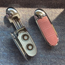 Load image into Gallery viewer, 2020 Hot Mini Lipstick Contact lens case temperament noble contact lens case travel glasses case as gift glasses case
