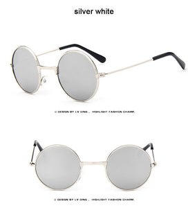 GUANGDU Fashion Retro Children's Okulary Sunglasses Kids Driving Cute Round Gafas Children UV400 Glasses Girl Boy Oculos De Sol