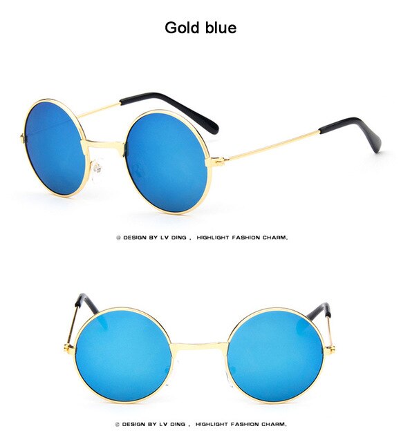 GUANGDU Fashion Retro Children's Okulary Sunglasses Kids Driving Cute Round Gafas Children UV400 Glasses Girl Boy Oculos De Sol