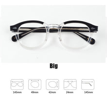 Load image into Gallery viewer, Johnny Depp Glasses Clip On Sunglasses Polarized Lens Acetate Frame Brand Vintage Sun Glasses men women Top Quality 003
