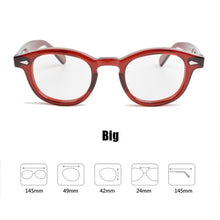 Load image into Gallery viewer, Johnny Depp Glasses Clip On Sunglasses Polarized Lens Acetate Frame Brand Vintage Sun Glasses men women Top Quality 003
