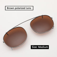 Load image into Gallery viewer, Johnny Depp Glasses Clip On Sunglasses Polarized Lens Acetate Frame Brand Vintage Sun Glasses men women Top Quality 003
