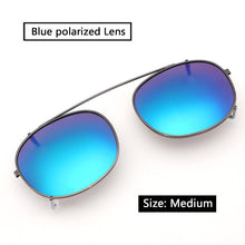 Load image into Gallery viewer, Johnny Depp Glasses Clip On Sunglasses Polarized Lens Acetate Frame Brand Vintage Sun Glasses men women Top Quality 003
