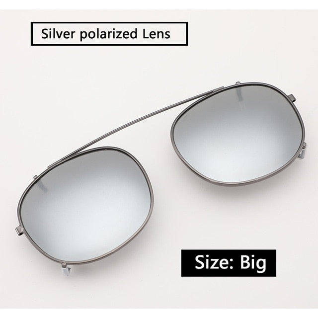 Johnny Depp Glasses Clip On Sunglasses Polarized Lens Acetate Frame Brand Vintage Sun Glasses men women Top Quality 003